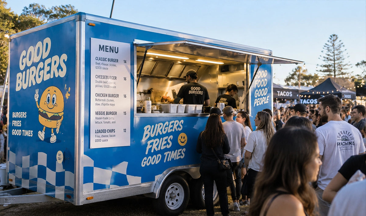Burger Food Trailer